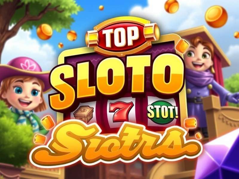 Slotomania game interface on Facebook showing slots and social features