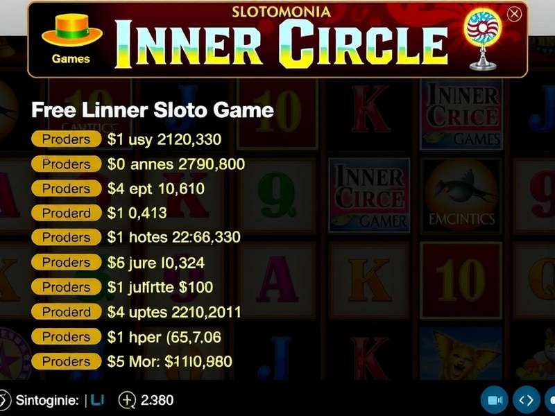 Inner Circle Slotomania Games Collection Showcase