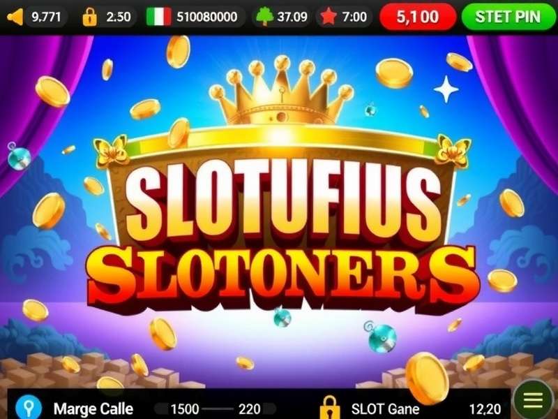 Player enjoying Slotomania games on a tablet at home