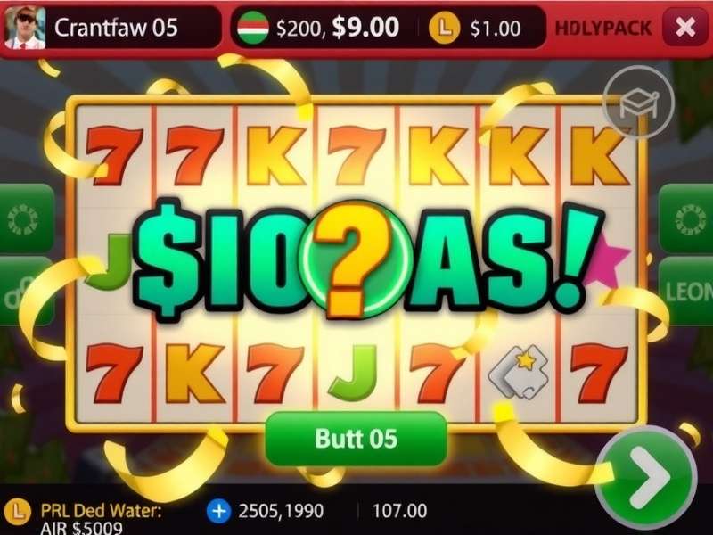 Slotomania game interface on Facebook showing error messages