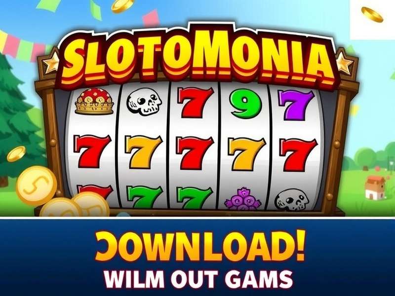 Slotomania Game Interface showing big win on a vibrant slot machine