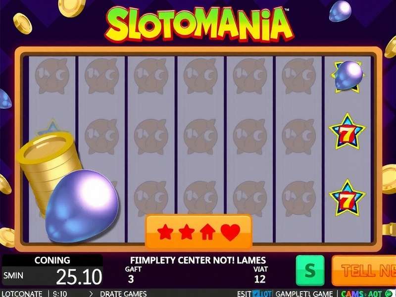 Slotomania game interface showing slots and updates