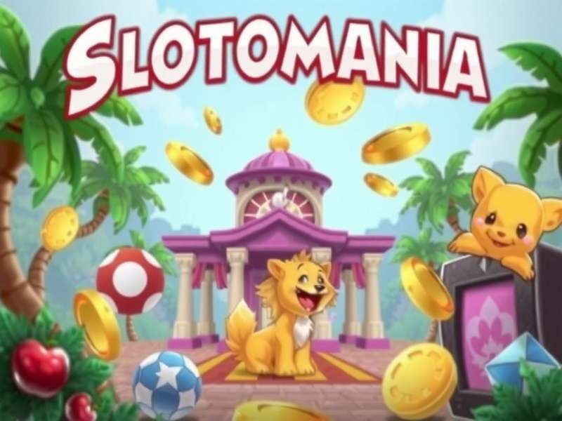 Slotomania game interface on mobile and desktop