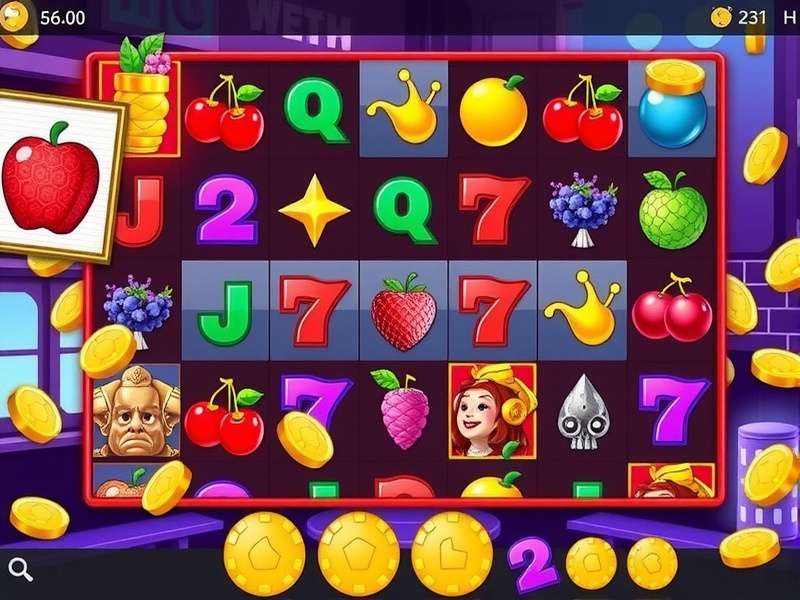 Slotomania game interface showing new update features